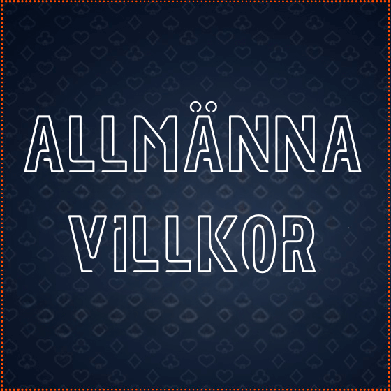 ALLMÄNNA VILLKOR