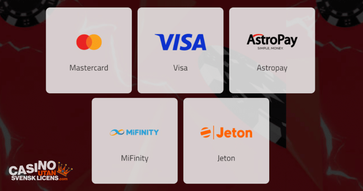 Ultra Betalningsmetoder Ultra betalningsmetoder